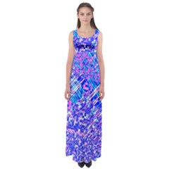 Root Humanity Bar And Qr Code Combo In Purple And Blue Empire Waist Maxi Dress by WetdryvacsLair