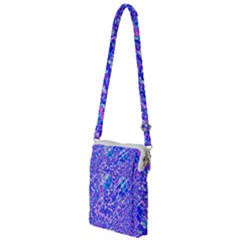 Root Humanity Bar And Qr Code Combo In Purple And Blue Multi Function Travel Bag by WetdryvacsLair