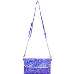 Root Humanity Bar And Qr Code Combo In Purple And Blue Mini Crossbody Handbag by WetdryvacsLair