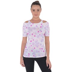 Flower Bomb 5 Shoulder Cut Out Short Sleeve Top