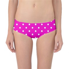 1950 Hello Pink White Dots Classic Bikini Bottoms