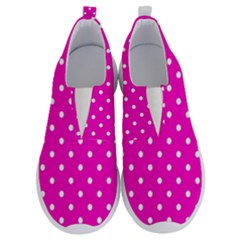 1950 Hello Pink White Dots No Lace Lightweight Shoes by SomethingForEveryone