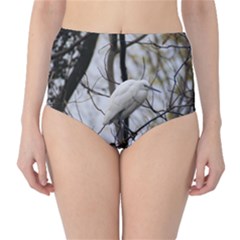 White Egret Classic High-waist Bikini Bottoms by SomethingForEveryone