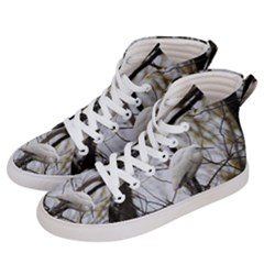 White Egret Women s Hi-top Skate Sneakers by SomethingForEveryone