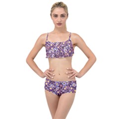 Flower Bomb 3 Layered Top Bikini Set by PatternFactory