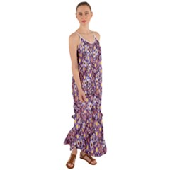 Flower Bomb 3 Cami Maxi Ruffle Chiffon Dress