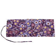 Flower Bomb 3 Roll Up Canvas Pencil Holder (s) by PatternFactory