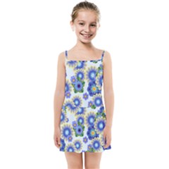 Flower Bomb 7 Kids  Summer Sun Dress by PatternFactory