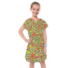 Flower Bomb 8 Kids  Drop Waist Dress