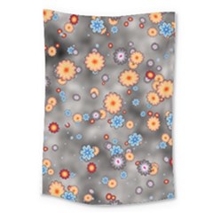 Flower Bomb 12 Large Tapestry