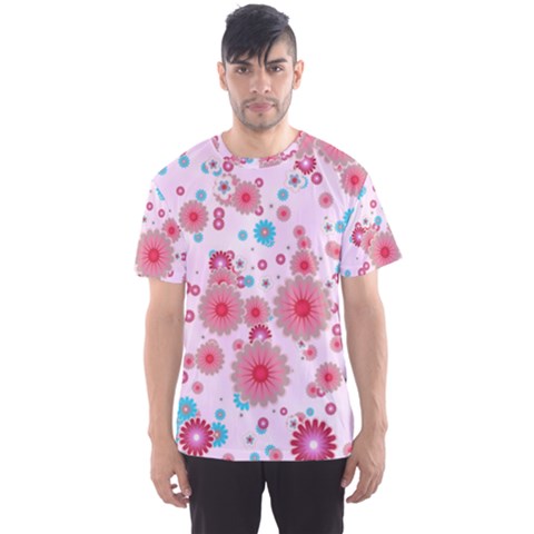 Flower Bomb 11 Men s Sport Mesh Tee by PatternFactory