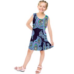 Concentric Circles A Kids  Tunic Dress by PatternFactory