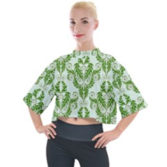 Great Vintage Pattern E Mock Neck Tee by PatternFactory