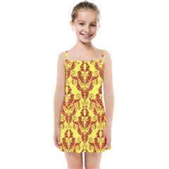 Great Vintage Pattern B Kids  Summer Sun Dress by PatternFactory