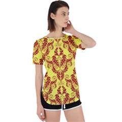 Great Vintage Pattern B Perpetual Short Sleeve T-shirt by PatternFactory