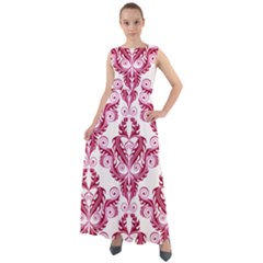 Great Vintage Pattern C Chiffon Mesh Boho Maxi Dress