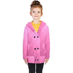 Wonderful Gradient Shades 5 Kids  Double Breasted Button Coat by PatternFactory