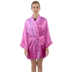 Wonderful Gradient Shades 5 Long Sleeve Satin Kimono by PatternFactory
