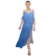 Wonderful Gradient Shades 3 Maxi Chiffon Cover Up Dress by PatternFactory