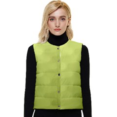 Wonderful Gradient Shades 1 Women s Short Button Up Puffer Vest by PatternFactory