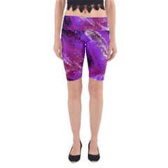 Fraction Space 4 Yoga Cropped Leggings by PatternFactory