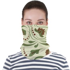 Folk Flowers Pattern  Face Seamless Bandana (adult) by Eskimos