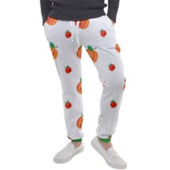 White And Green Legacy Peaches Men s Jogger Sweatpants by SpankoGoods