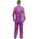 Purple Legacy Peaches Men s Satin Pajamas Set View2