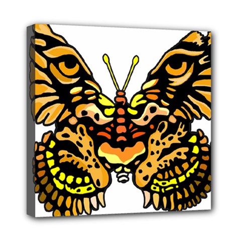 Bigcat Butterfly Mini Canvas 8  X 8  (stretched) by IIPhotographyAndDesigns