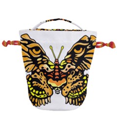 Bigcat Butterfly Drawstring Bucket Bag by IIPhotographyAndDesigns