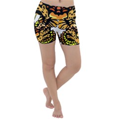 Bigcat Butterfly Lightweight Velour Yoga Shorts by IIPhotographyAndDesigns