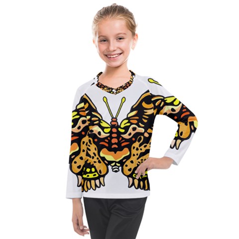 Bigcat Butterfly Kids  Long Mesh Tee by IIPhotographyAndDesigns