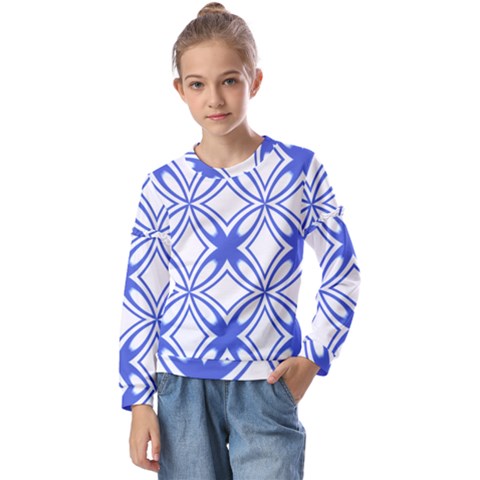 Pattern 6-21-4c Kids  Long Sleeve Tee With Frill  by PatternFactory