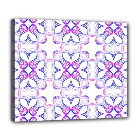 Pattern 6-21-5a Deluxe Canvas 24  X 20  (stretched) by PatternFactory