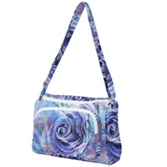 Watercolor-rose-flower-romantic Front Pocket Crossbody Bag by Sapixe