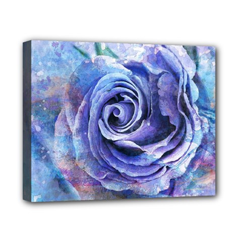 Watercolor-rose-flower-romantic Canvas 10  X 8  (stretched) by Sapixe