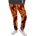 Fire-burn-charcoal-flame-heat-hot Men s Jogger Sweatpants View1