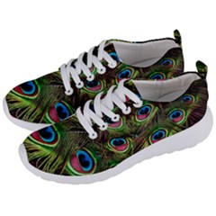 Peacock-feathers-plumage-pattern Men s Lightweight Sports Shoes