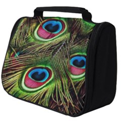 Peacock-feathers-plumage-pattern Full Print Travel Pouch (big)