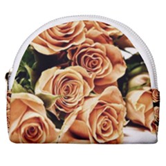 Roses-flowers-bouquet-rose-bloom Horseshoe Style Canvas Pouch