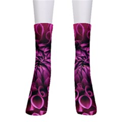 Dahlia-flower-purple-dahlia-petals Men s Crew Socks