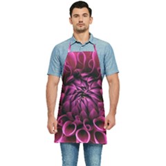 Dahlia-flower-purple-dahlia-petals Kitchen Apron