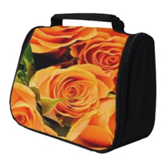 Roses-flowers-orange-roses Full Print Travel Pouch (small) by Sapixe