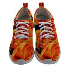 Roses-flowers-orange-roses Athletic Shoes