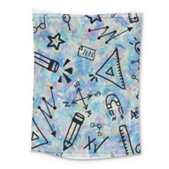 Science-education-doodle-background Medium Tapestry by Sapixe