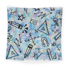 Science-education-doodle-background Square Tapestry (large) by Sapixe