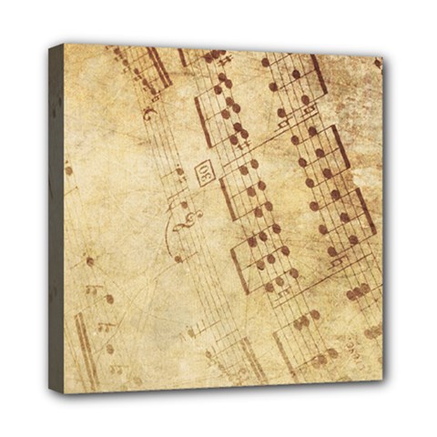 Music-melody-old-fashioned Mini Canvas 8  X 8  (stretched)