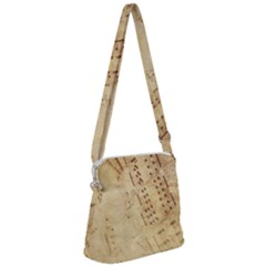 Music-melody-old-fashioned Zipper Messenger Bag by Sapixe