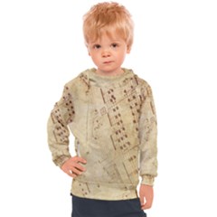 Music-melody-old-fashioned Kids  Hooded Pullover