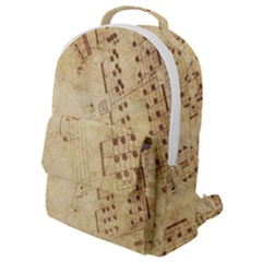 Music-melody-old-fashioned Flap Pocket Backpack (small)
